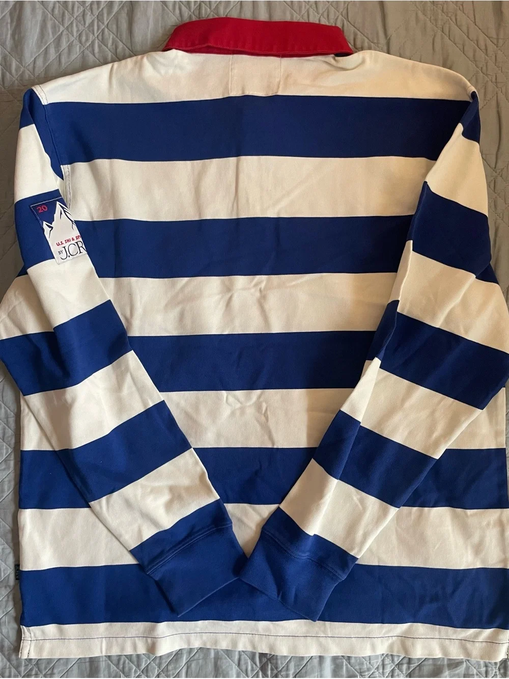 J. CREW U.S. Ski & Snowboard by J.Crew rugby shirt in stripe Size L $128 CQ461